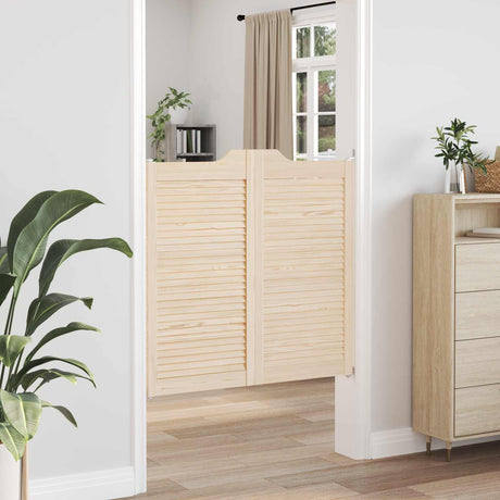 Vidaxl schuifdeuren 2 st 100 x 50 cm massief grenenhout naturel