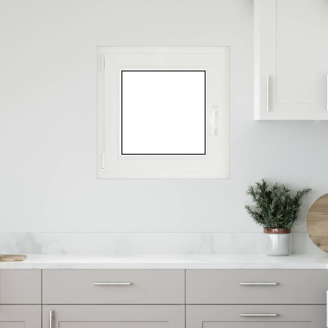 Vidaxl kleur binnenkant kelderraam wit risor 50 x 50 cm