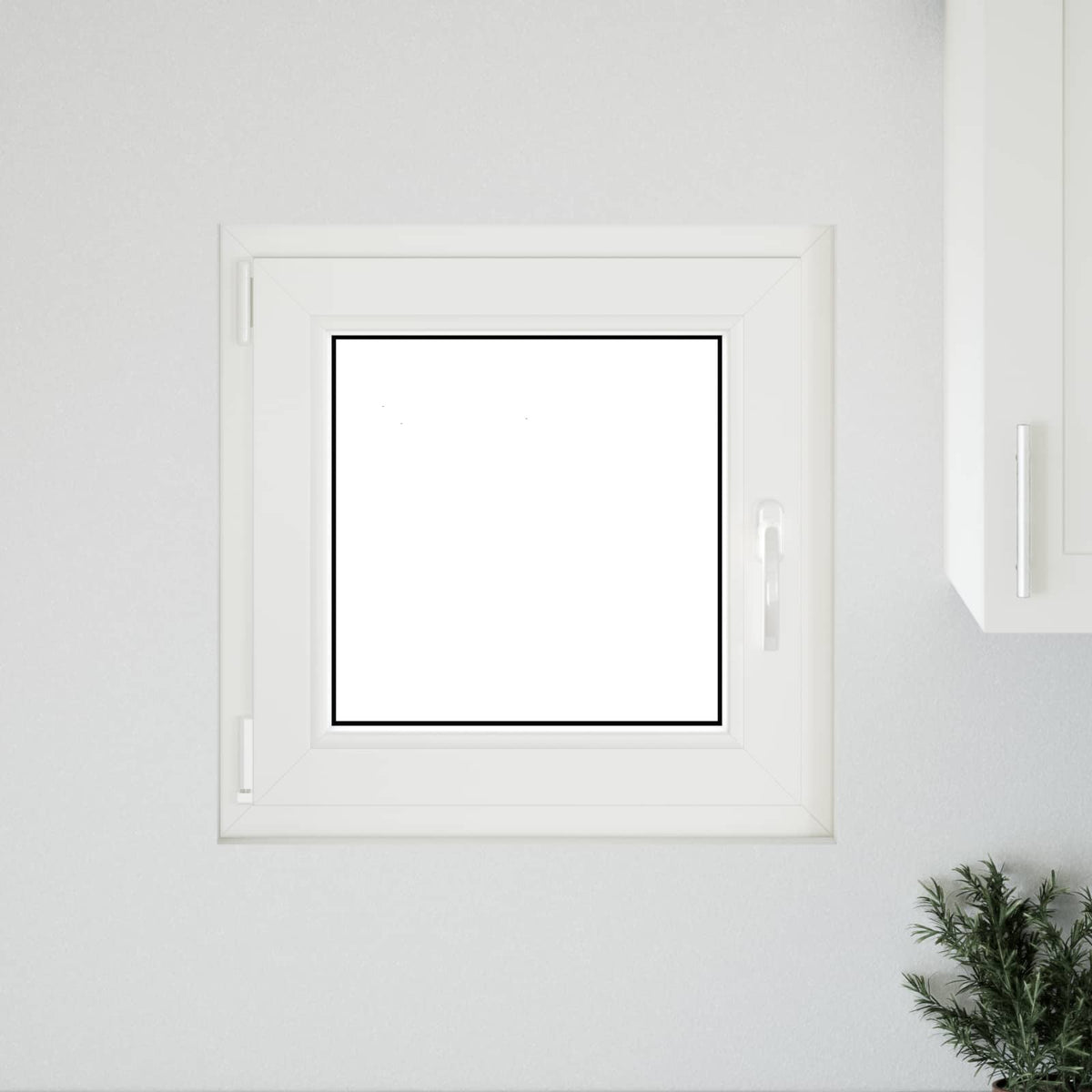 Vidaxl kleur binnenkant kelderraam wit risor 50 x 50 cm
