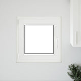 Vidaxl kleur binnenkant kelderraam wit risor 50 x 50 cm