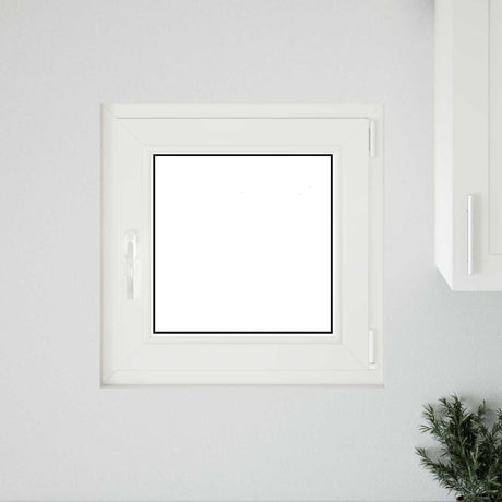 Vidaxl kleur binnenkant kelderraam wit risor 60 x 60 cm