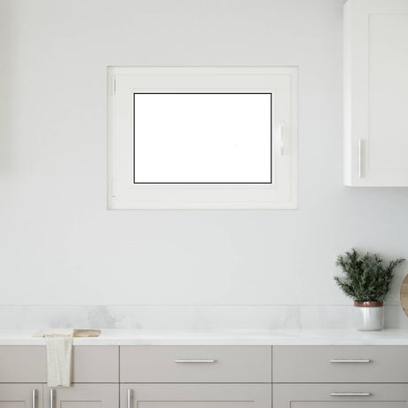 Vidaxl kleur binnenkant kelderraam wit risor 80 x 60 cm