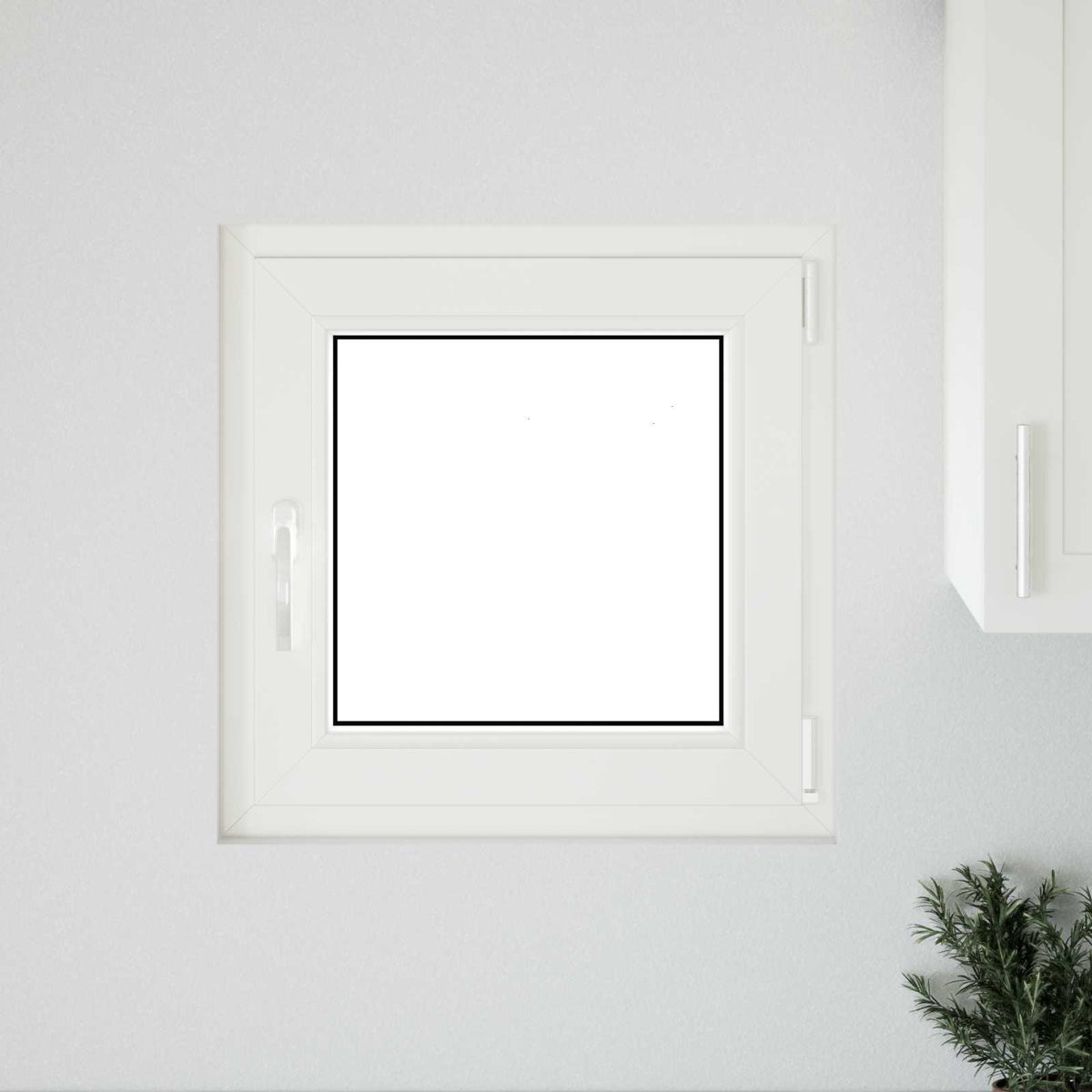 Vidaxl kleur binnenkant kelderraam wit risor 60 x 60 cm