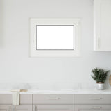 Vidaxl kleur binnenkant kelderraam wit risor 80 x 50 cm
