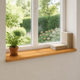 Vidaxl raamkozijnen 2 st licht bruin 70 x 40 x 2 cm massief beukenhout