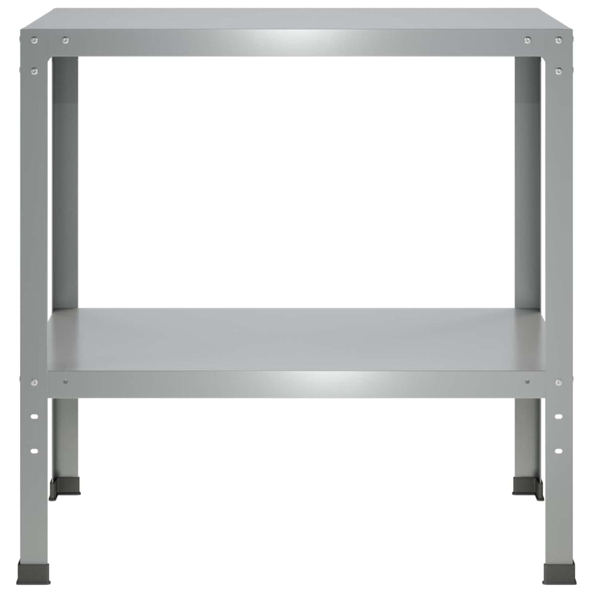 Vidaxl planttafel 80 x 50 x 80 cm gegalvaniseerd staal zilver