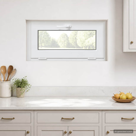 Vidaxl kleur binnenkant kelderraam wit risor 85 x 45 cm