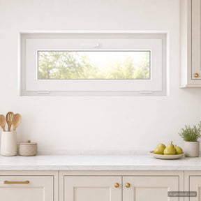 Vidaxl kleur binnenkant kelderraam wit risor 95 x 40 cm