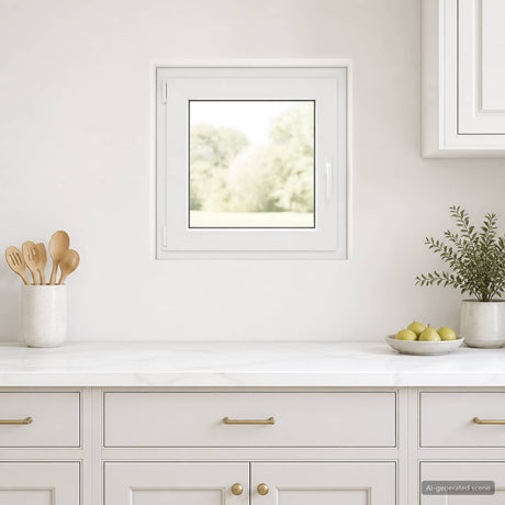 Vidaxl kleur binnenkant kelderraam wit risor 55 x 50 cm