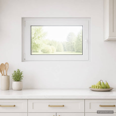 Vidaxl kleur binnenkant kelderraam wit risor 50 x 55 cm