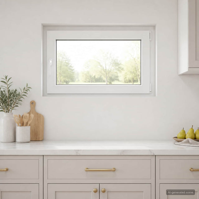 Vidaxl kleur binnenkant kelderraam wit risor 95 x 50 cm