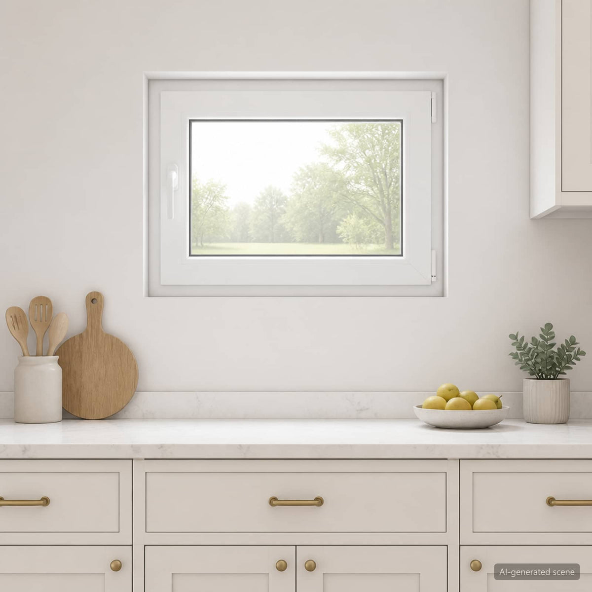 Vidaxl kleur binnenkant kelderraam wit risor 80 x 55 cm
