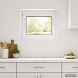 Vidaxl kleur binnenkant kelderraam wit risor 50 x 55 cm