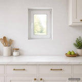 Vidaxl kleur binnenkant kelderraam wit risor 45 x 55 cm