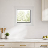 Vidaxl kelderraam interne kleur wit risor 30 x 30 cm