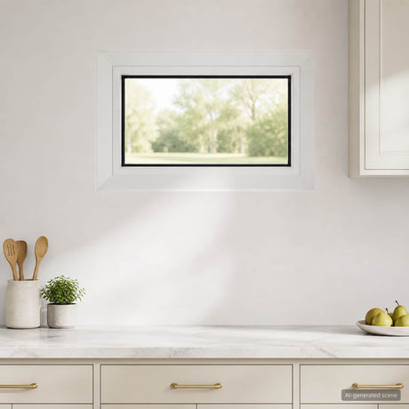 Vidaxl kelderraam interne kleur wit risor 40 x 30 cm