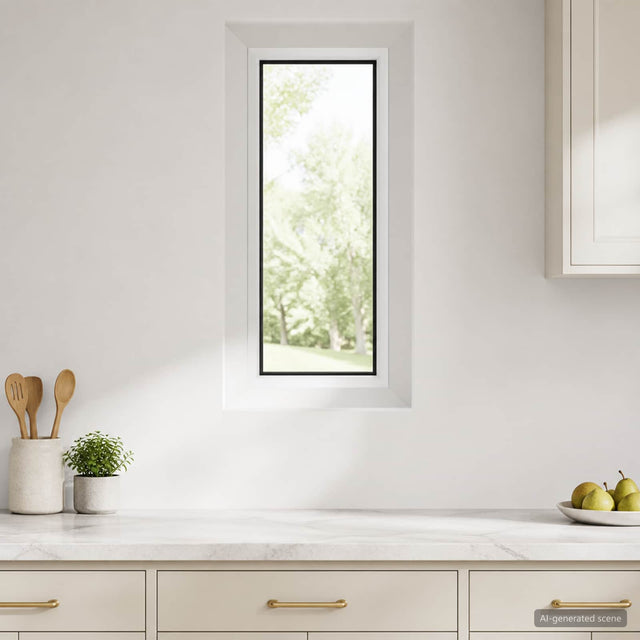 Vidaxl kelderraam interne kleur wit risor 30 x 60 cm