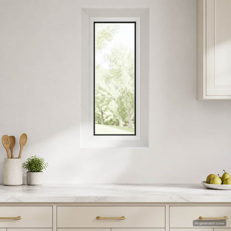Vidaxl kelderraam interne kleur wit risor 30 x 80 cm