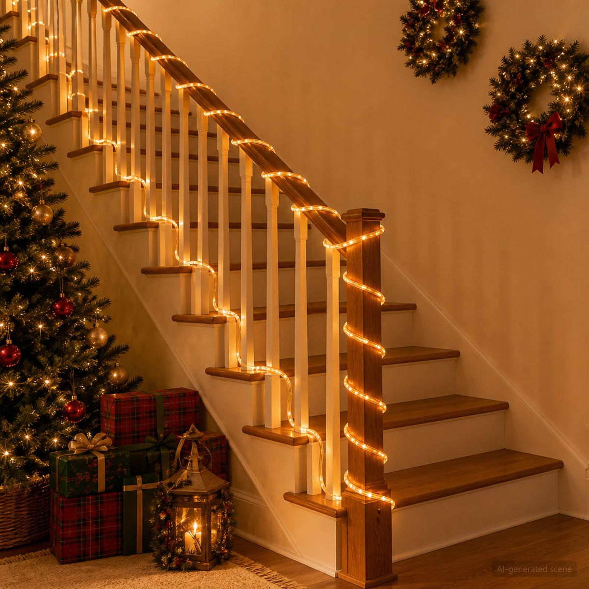 Vidaxl led-kerstlichtslang 120 led's geel 5 m