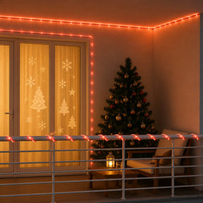 Vidaxl led-kerstlichtslang 240 led's rood en 10 m