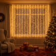 Vidaxl lichtgordijn 400 led's warmwit 600 x 200 cm