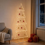Vidaxl metalen kerstboom met standaard kuopio 150 cm staal wit