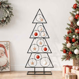Vidaxl metalen kerstboom kuopio 90 cm staal zwart