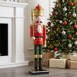 Vidaxl kerstnotenkraker turku rood en zwart 50 cm