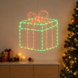Vidaxl kerst-raamsilhouet met verlichting loviisa 200 led's