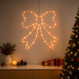 Vidaxl led-kerststrik lichtslang loviisa 70 led's rood 50 x 51 cm