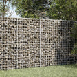 Vidaxl gabion met 3,5 mm draad en 5x5 cm gaas 100x10x100 cm