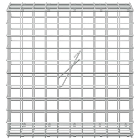 Vidaxl gabion met 3,5 mm draad en 5x5 cm gaas 50x20x50 cm
