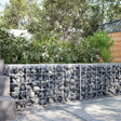 Vidaxl gabion met 3,5 mm draad en 10x10 cm gaas 150x10x50 cm