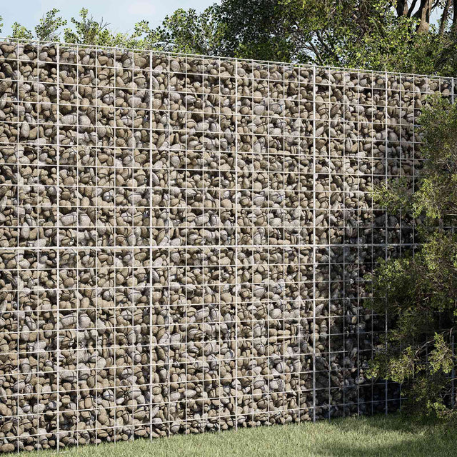 Vidaxl gabion met 3,5 mm draad en 10x10 cm gaas 50x30x200 cm
