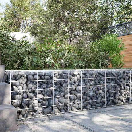Vidaxl gabion met 3,5 mm draad en 10x10 cm gaas 150x100x50 cm