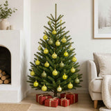 Vidaxl kerstballen set 100 st lichtgroen 4 cm polystyreen
