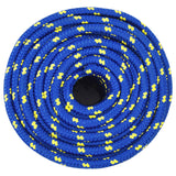 Vidaxl multifunctioneel gebruikstouw 14 mm 25 m blauw pp