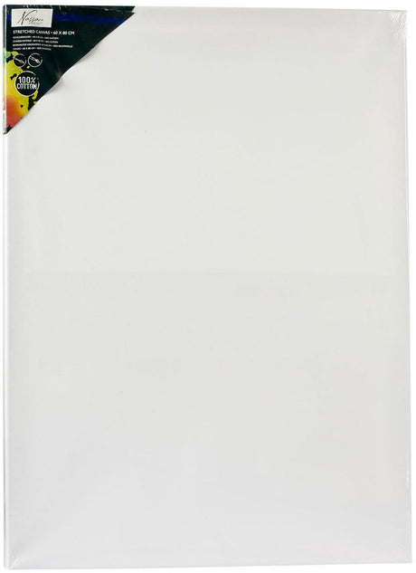 Creative craft group canvas schilderdoek katoen 60x80 cm wit schilderen.