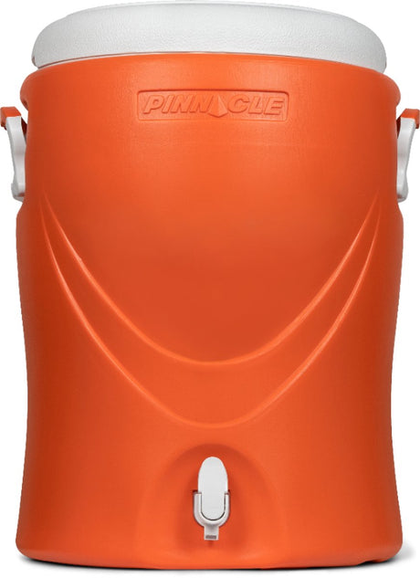 Pinnacle platino 10 gallon - geïsoleerde drankdispenser drankkoeler met kraantje - 40 liter - oranje