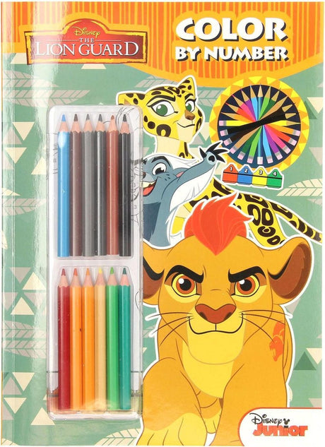 Boek specials nederland bv kleuren op nummer - lion king