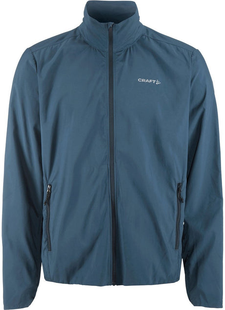Craft ess. wind jacket m - hardloopvest - blauw - heren - maat xxl