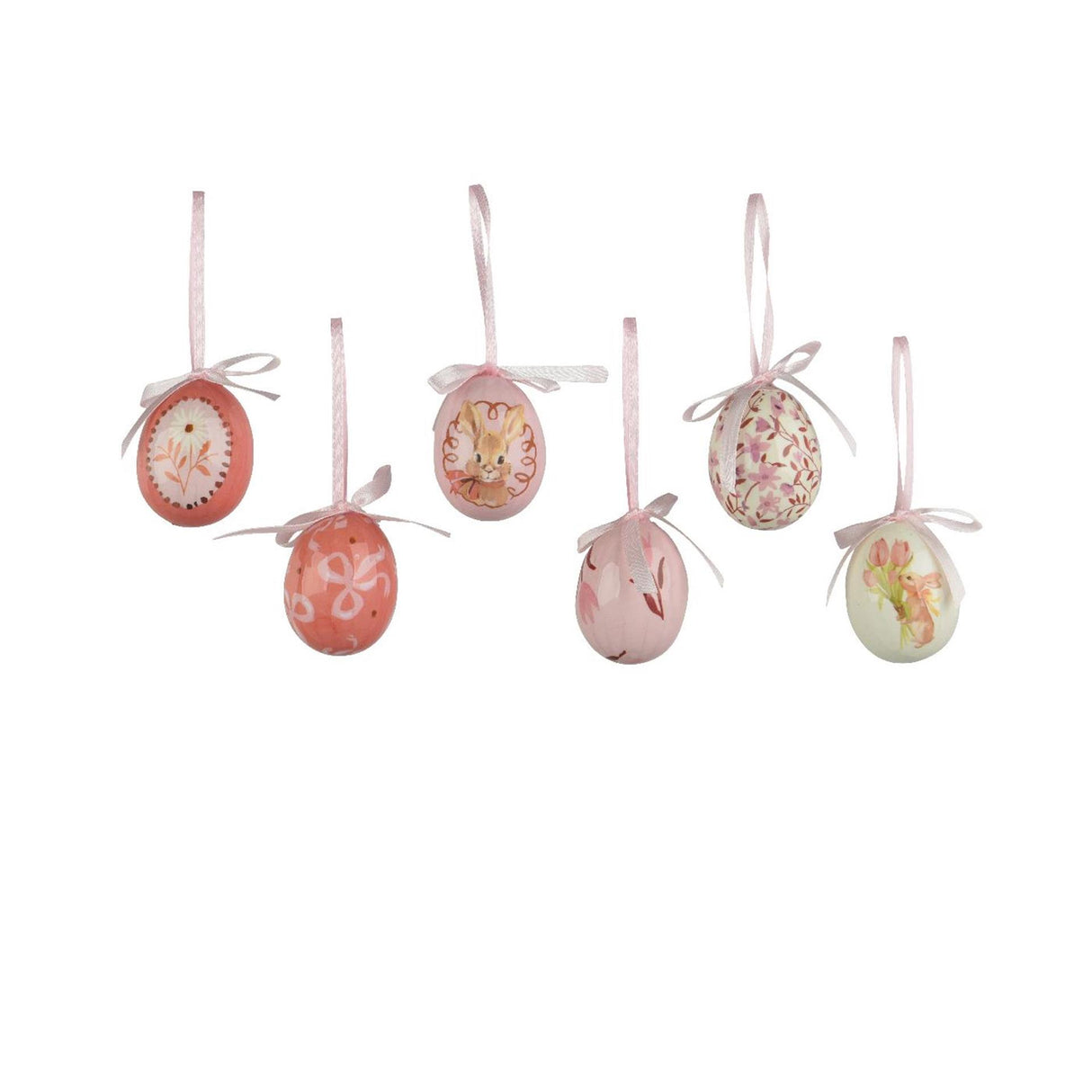 Decoris hangdecoratie ei foam ø4xh6cm