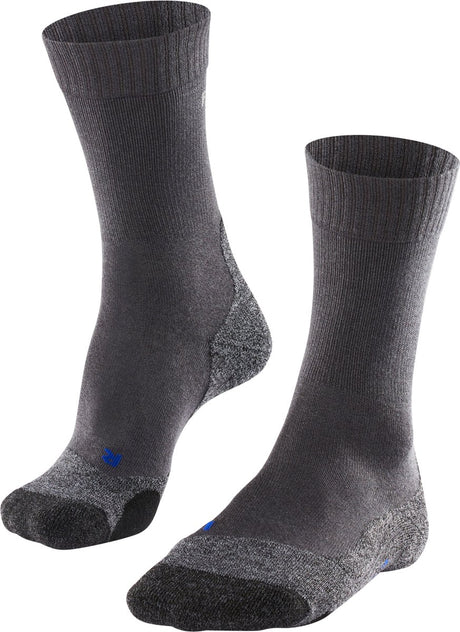 Falke tk2 cool anti-blaar dik lyocell functioneel materiaal wandelsokken dames grijs - maat 39-40 39 40