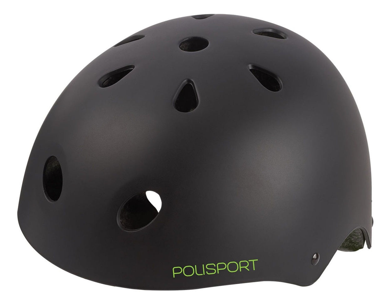 Polisport Urban Radical Bicycle Helmet S 53-55cm Graffiti Black Green