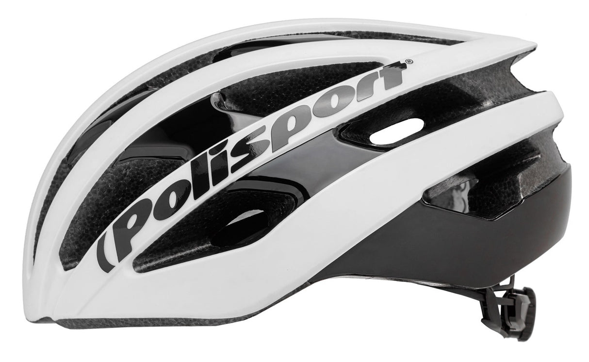 PoliSport Light Pro Bicycle Helmet M 52-58 cm Mat Blanco Negro