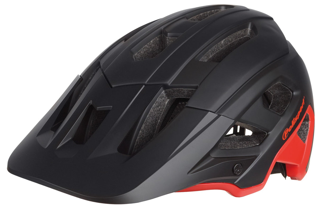 Polisport Mountain Pro Bicycle helmet M 55-58cm Black Red