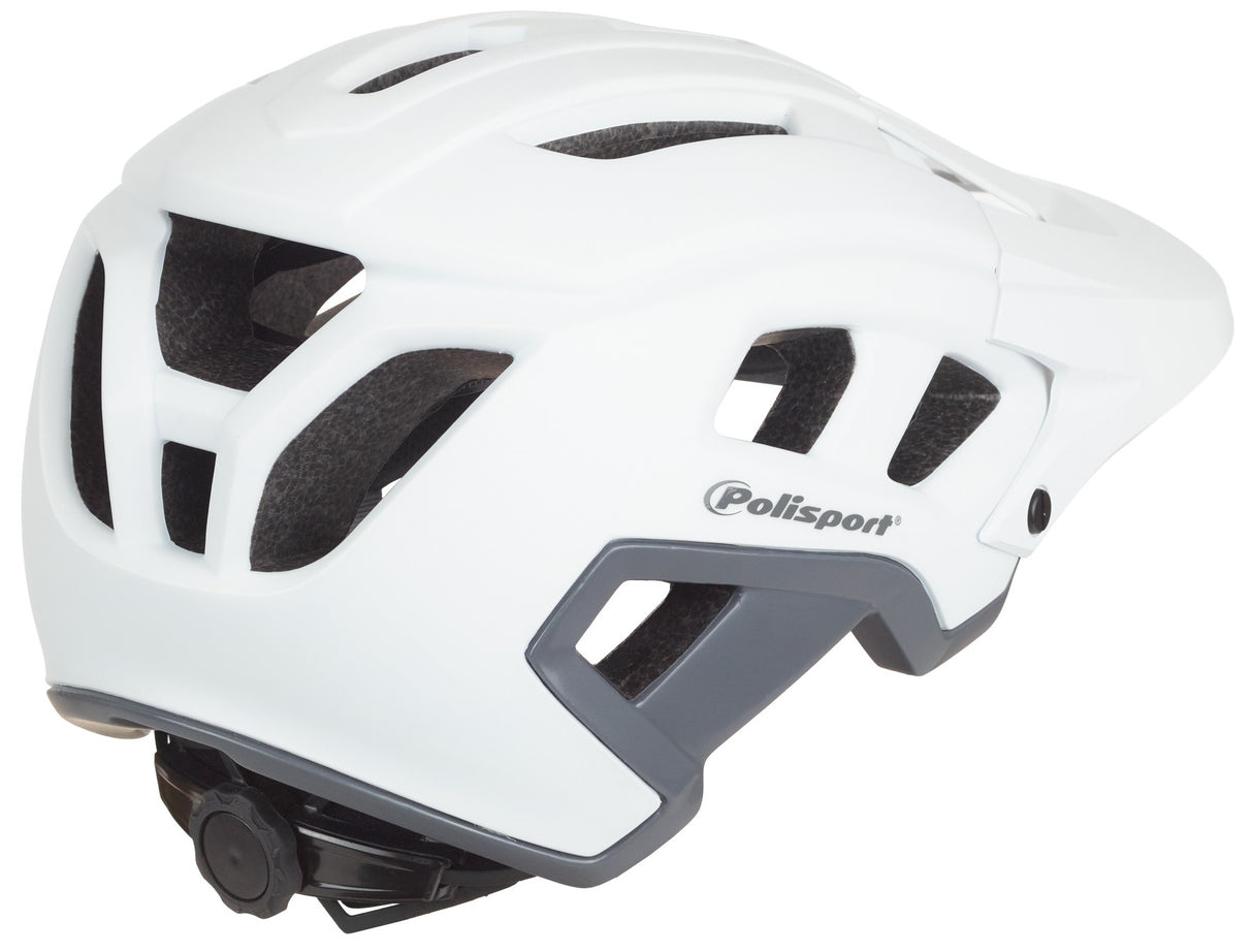 Polisport Mountain Pro Bicycle Casque M 55-58 cm Gray blanc