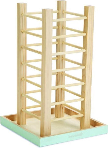 Beeztees houten hooicontainer denga mint - knaagdier