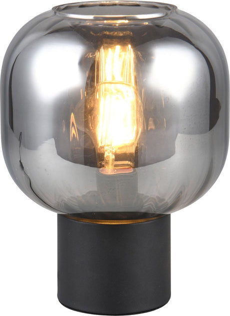 Trio diva - tafellamp - zwart mat - excl. 1x e27 7 w - snoerschakelaar
