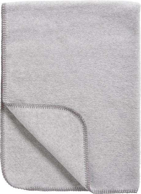 Meyco baby uni wiegdeken - geweven - grey melange - 75x100cm - 1.0 tog